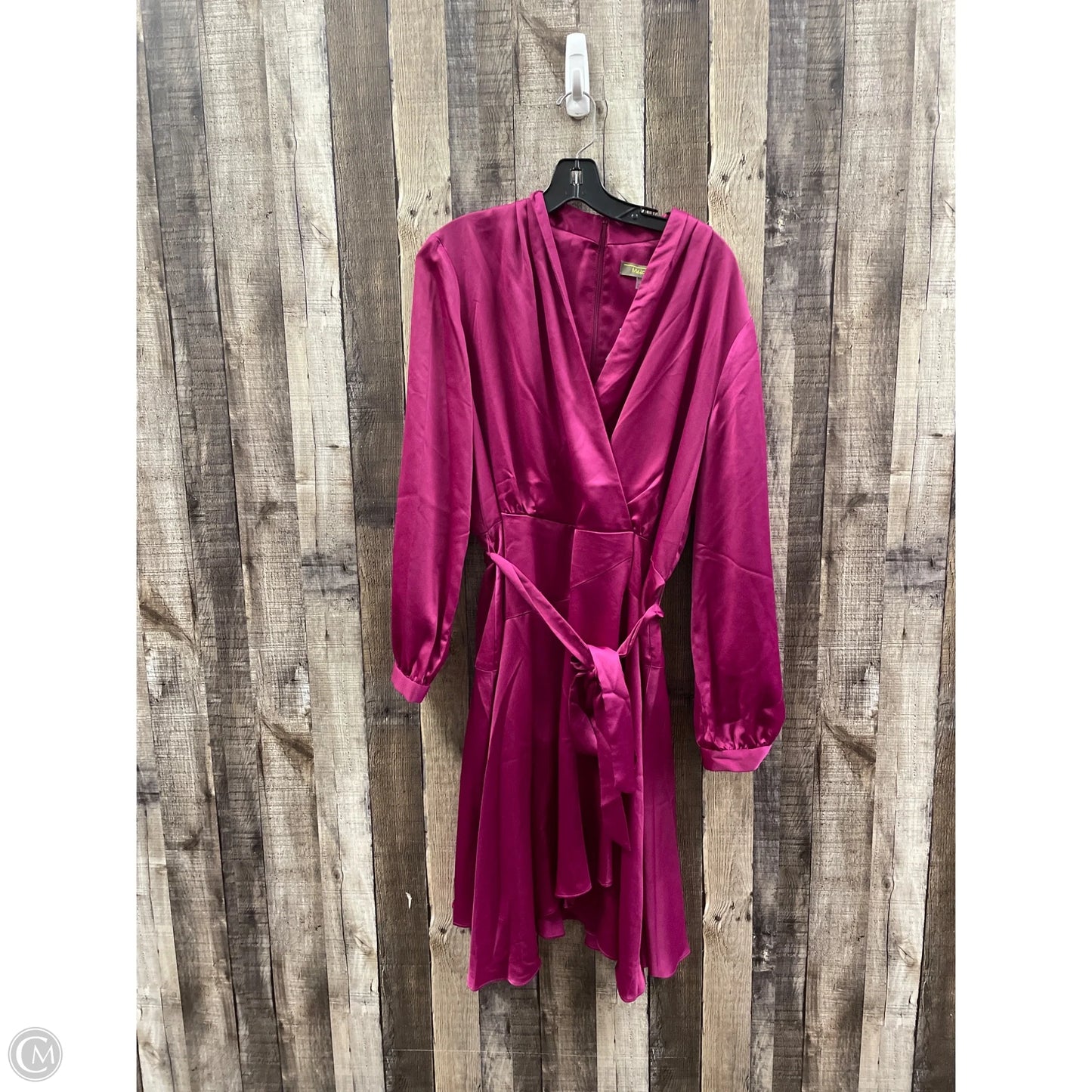 Dress Casual Midi By Cmc In Purple, Size: 18