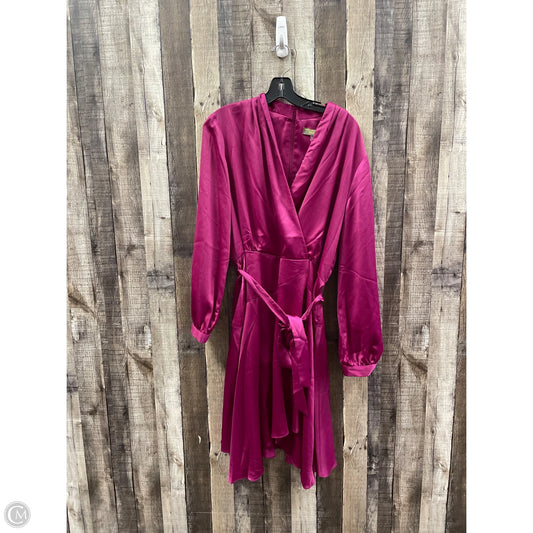 Dress Casual Midi By Cmc In Purple, Size: 18