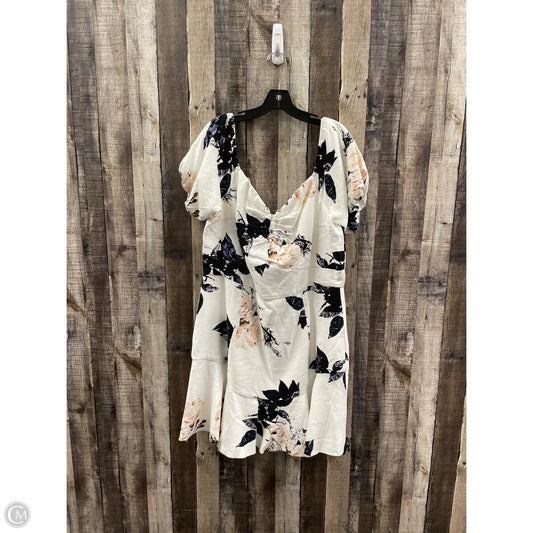 Dress Casual Midi By City Chic In Floral Print, Size: 16