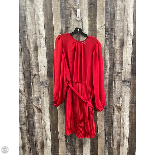 Dress Casual Midi By City Chic In Red, Size: 16