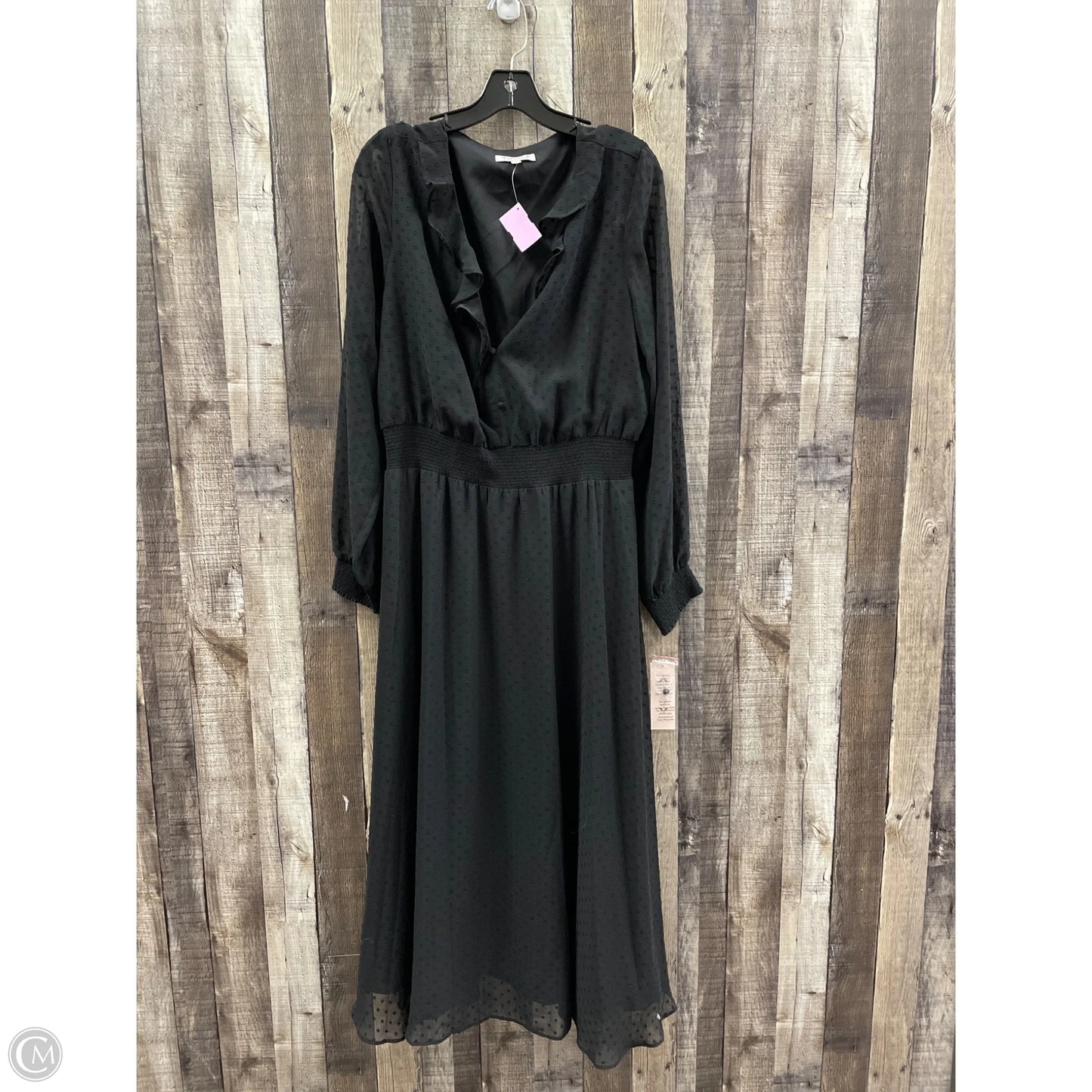 Dress Casual Maxi By Nanette By Nanette Lepore In Black, Size: 16