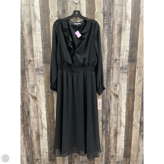 Dress Casual Maxi By Nanette By Nanette Lepore In Black, Size: 16