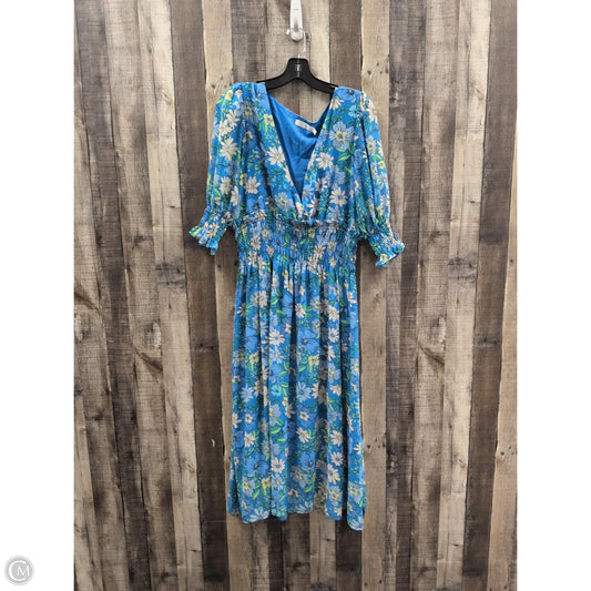 Dress Casual Maxi By Lush In Blue, Size: Xl