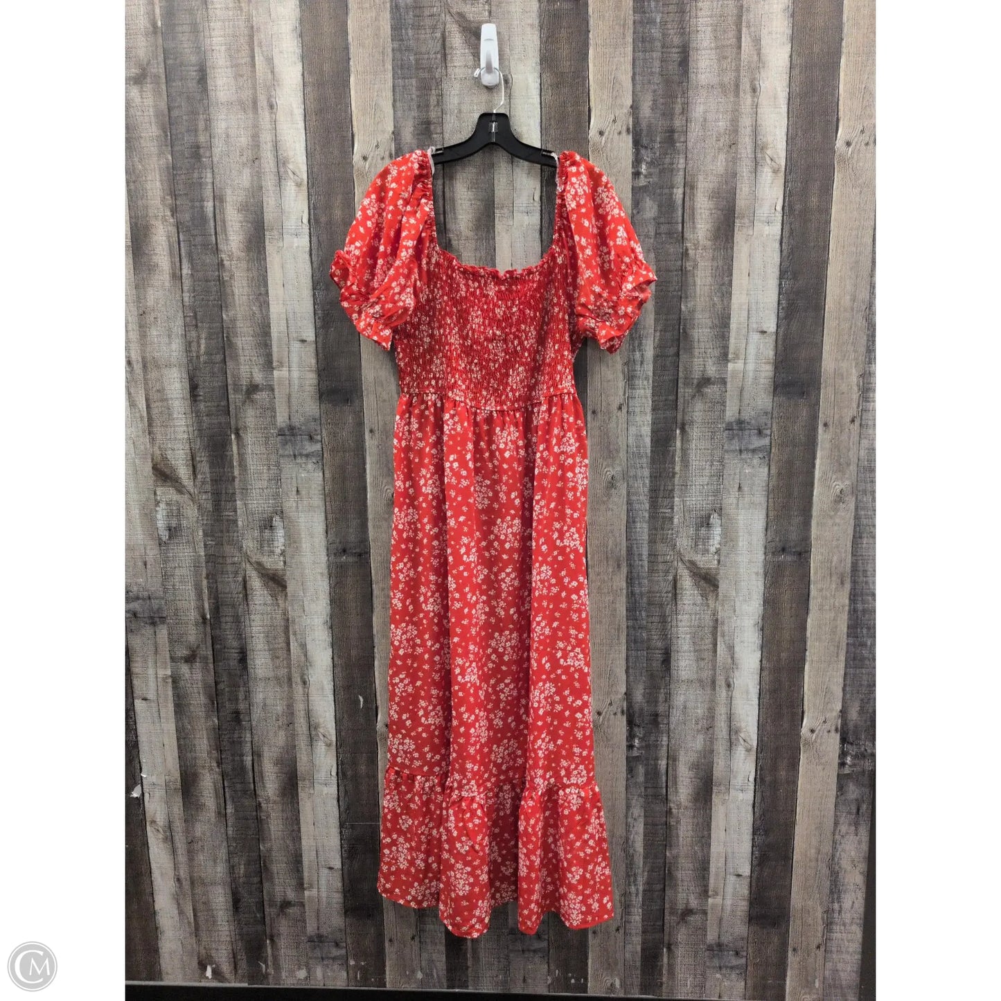 Dress Casual Maxi By Inspired Hearts In Red, Size: 2x