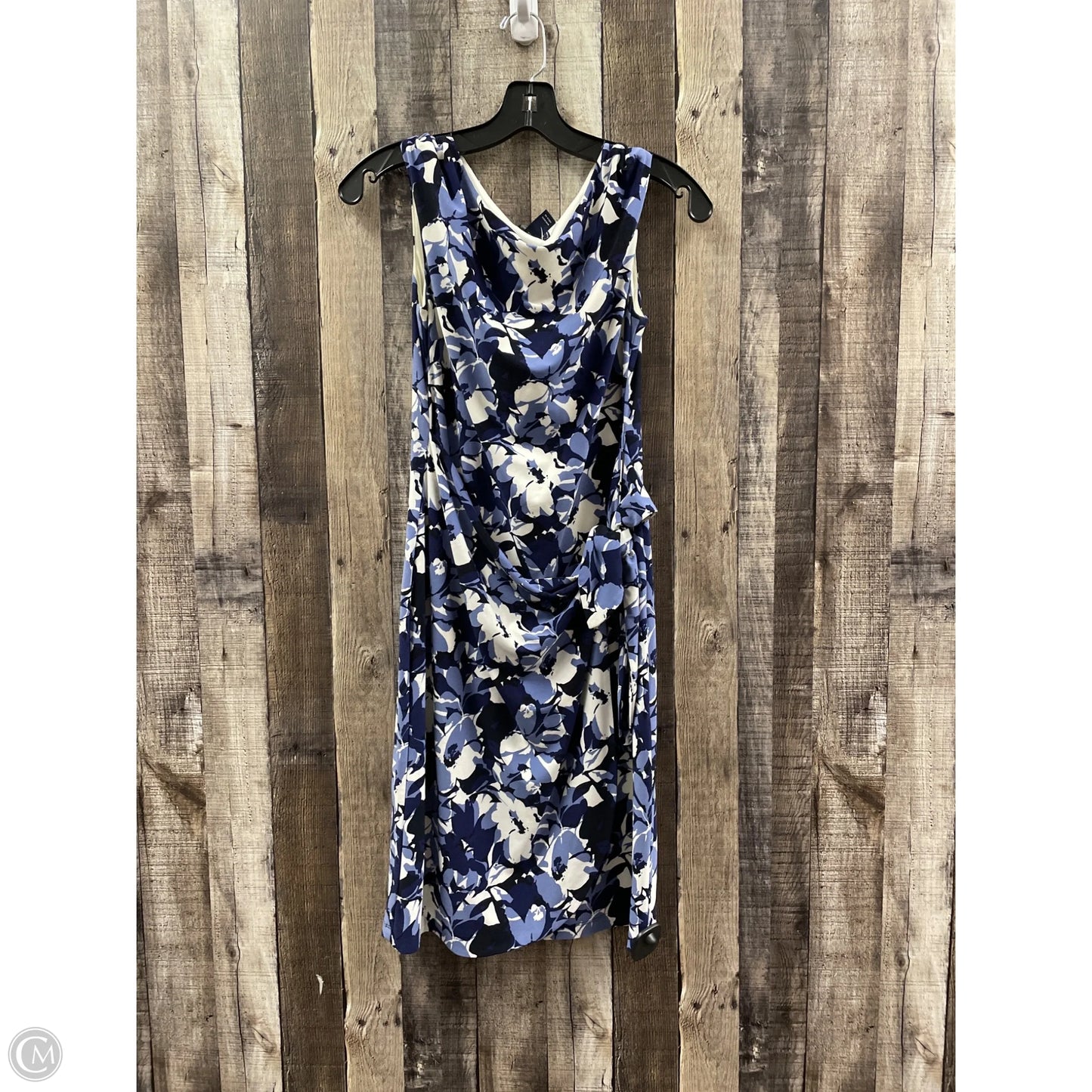 Dress Casual Midi By American Living In Blue, Size: 6