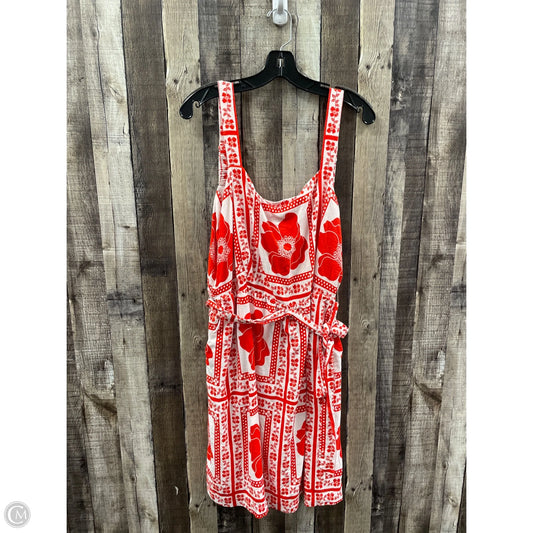 Dress Casual Midi By Draper James In Red, Size: Xxl