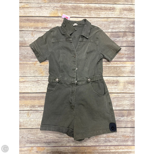Romper By Hem & Thread In Green, Size: M
