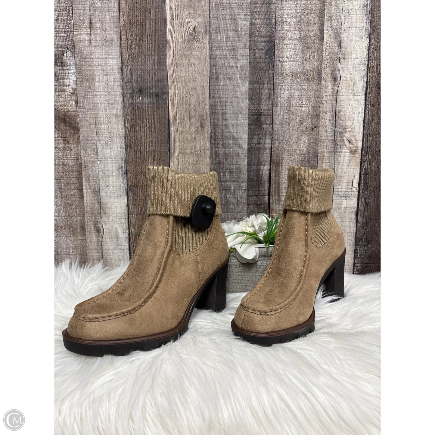 Boots Knee Heels By Sonoma In Brown, Size: 8.5