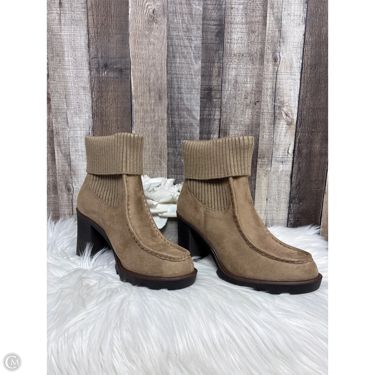 Boots Knee Heels By Sonoma In Brown, Size: 8.5