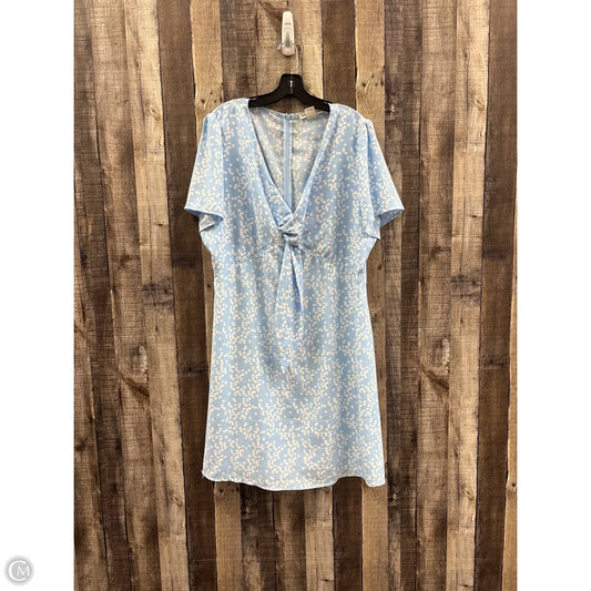 Dress Casual Short By Glamorous In Blue, Size: Xl