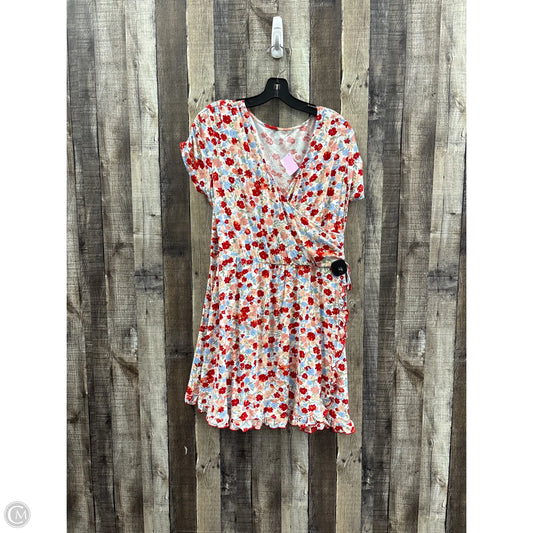 Dress Casual Short By Xhilaration In Floral Print, Size: Xxl