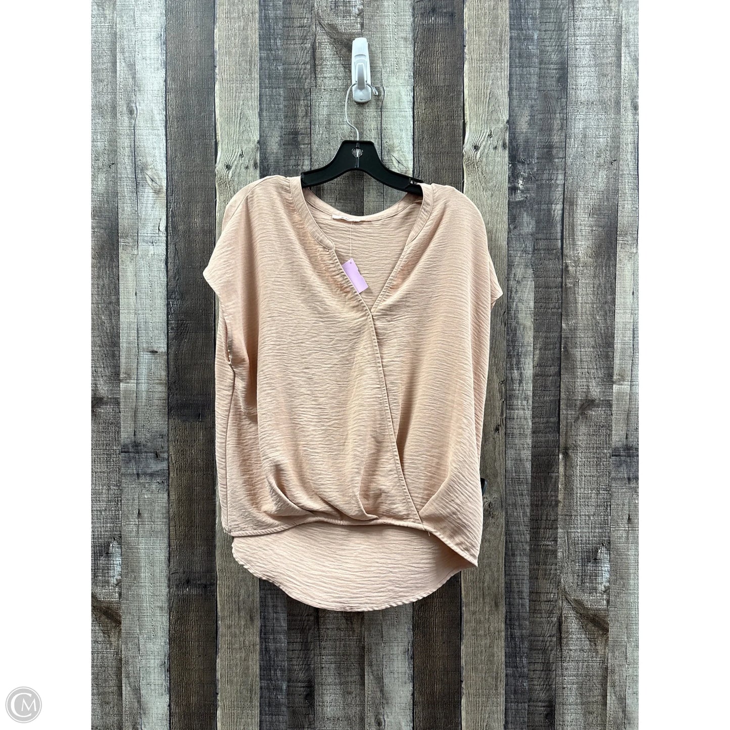 Top Short Sleeve By Mi Ami In Pink, Size: M