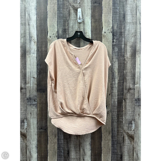 Top Short Sleeve By Mi Ami In Pink, Size: M