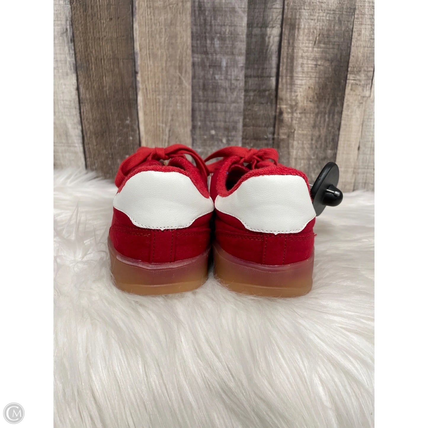 Shoes Sneakers By Madden Girl In Red, Size: 7.5