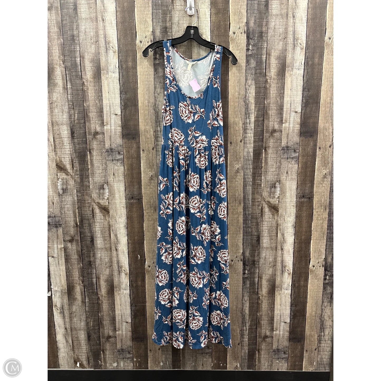 Dress Casual Maxi By Matilda Jane In Blue, Size: M
