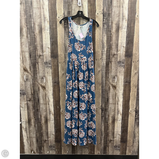 Dress Casual Maxi By Matilda Jane In Blue, Size: M