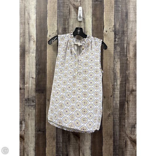 Top Sleeveless By Loft In Multi-colored, Size: Xs