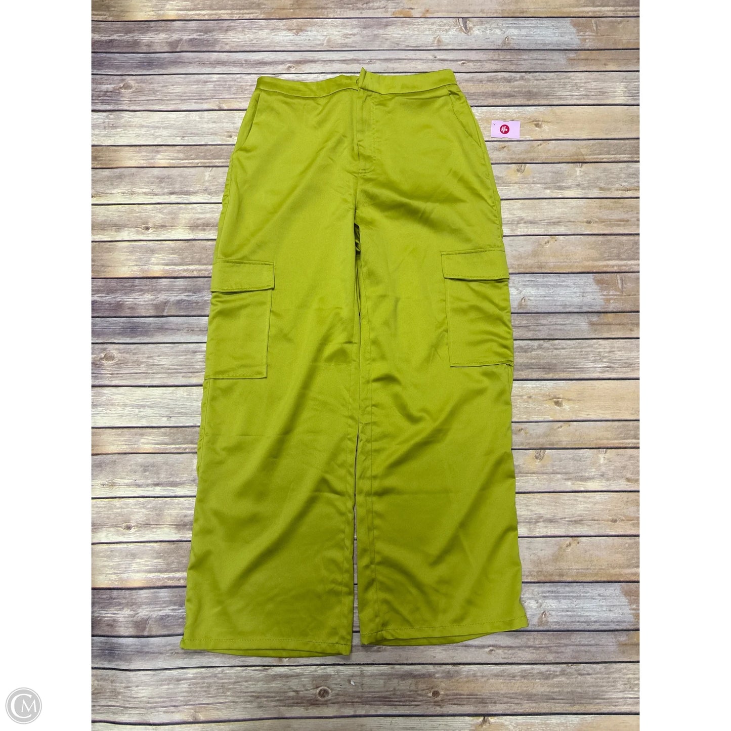 Pants Wide Leg By Haute Monde In Green, Size: L