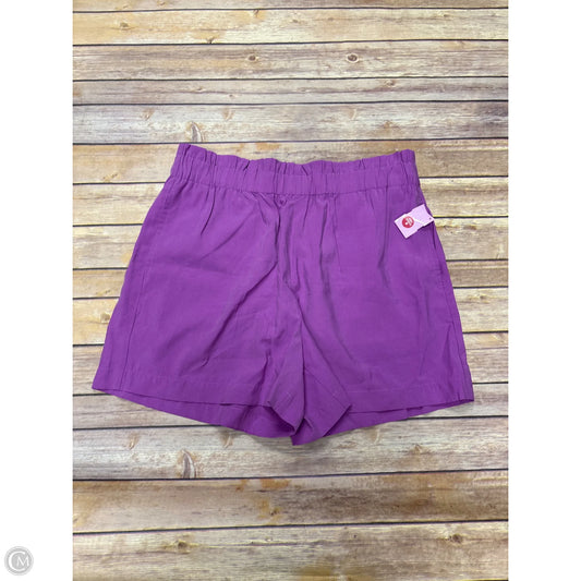 Shorts By Ann Taylor In Purple, Size: 14