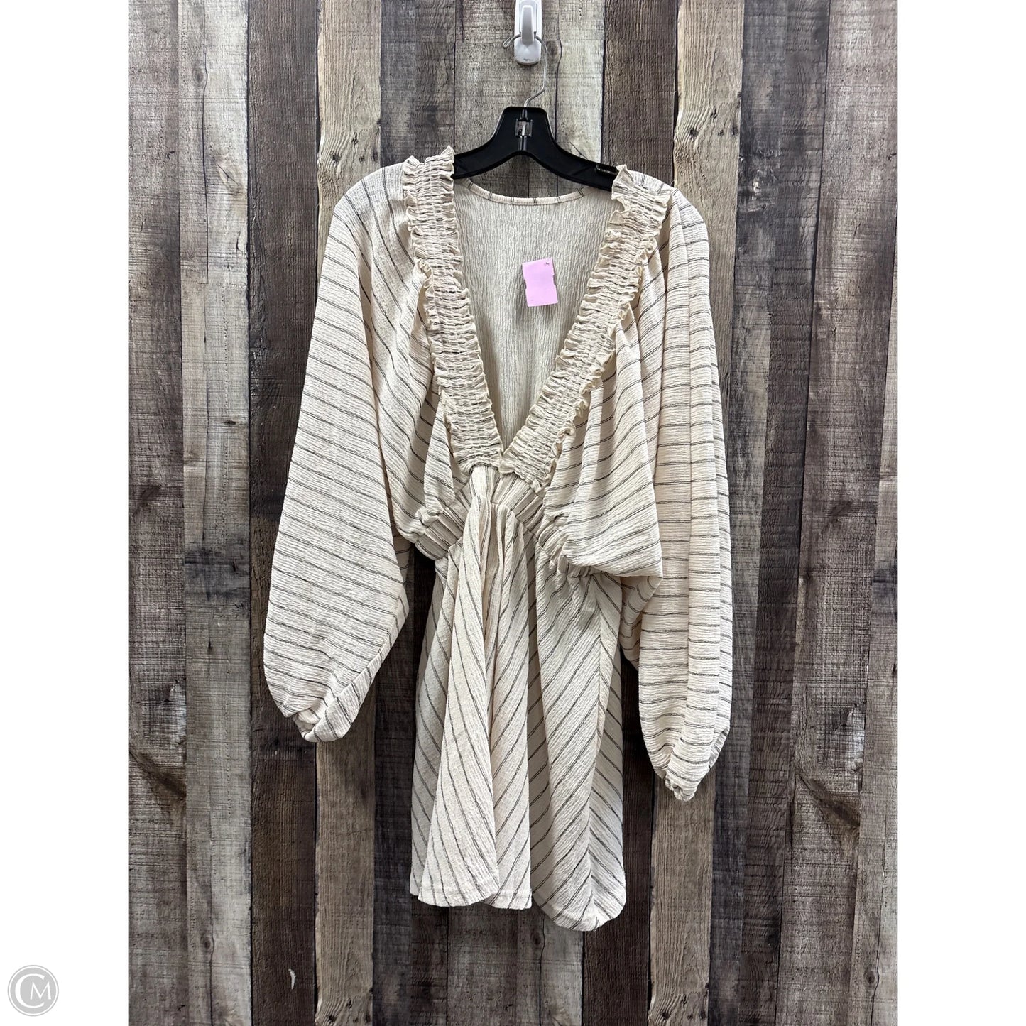 Romper By Shein In Tan, Size: S
