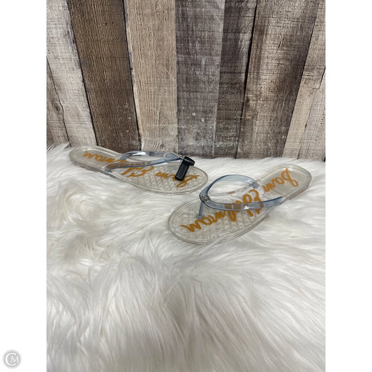 Sandals Flats By Sam Edelman In Clear, Size: 9