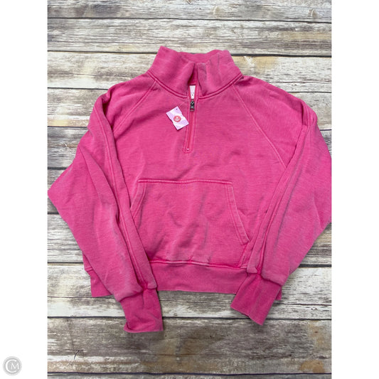 Sweatshirt Collar By Cme In Pink, Size: M