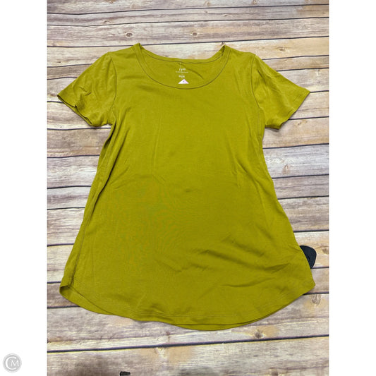 Top Short Sleeve Basic By J. Jill In Green