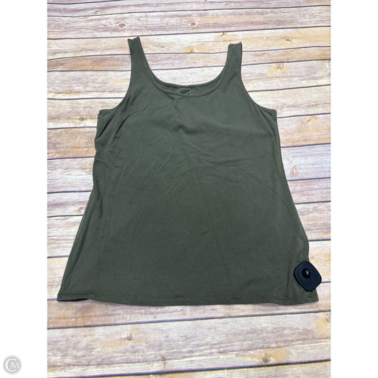 Top Sleeveless Basic By J. Jill In Green, Size: M