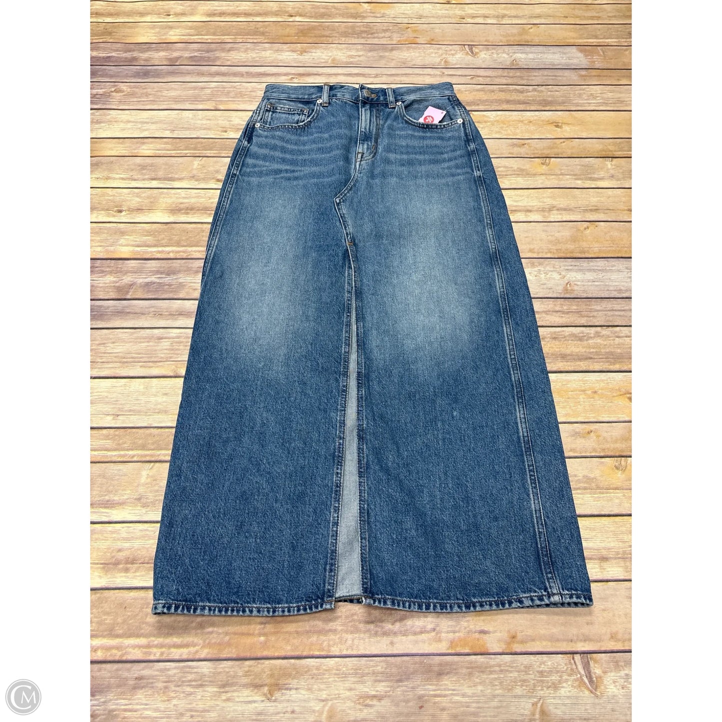 Skirt Maxi By Madewell In Blue Denim, Size: 0