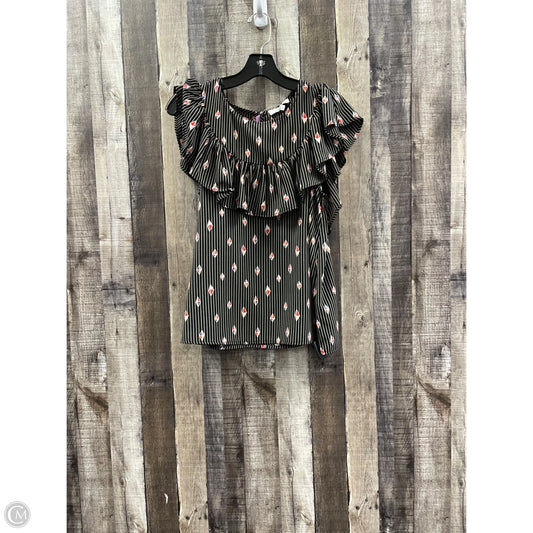 Top Short Sleeve By Eri + Ali In Black, Size: Xs