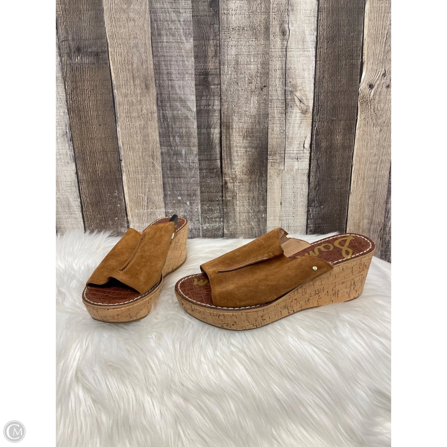 Sandals Heels Platform By Sam Edelman In Brown, Size: 9