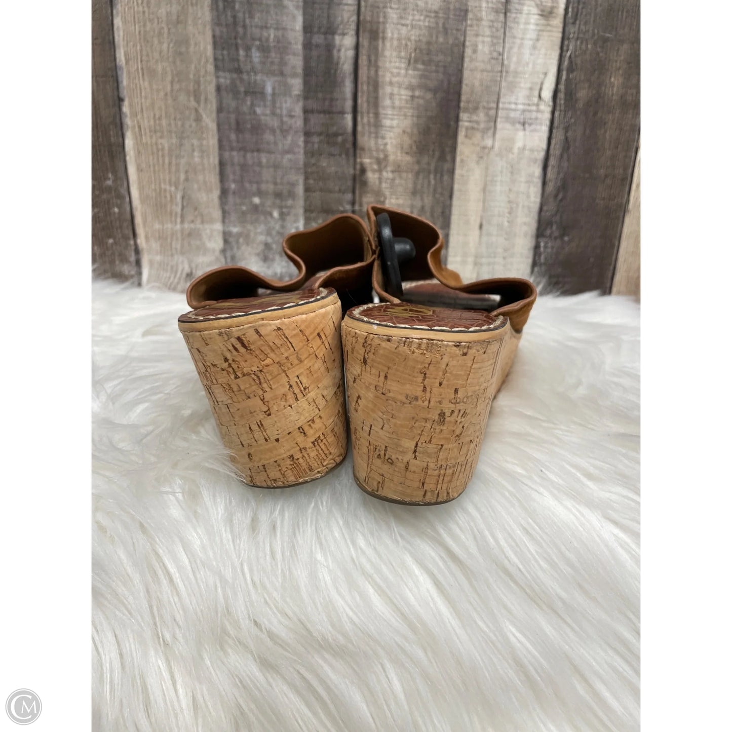 Sandals Heels Platform By Sam Edelman In Brown, Size: 9