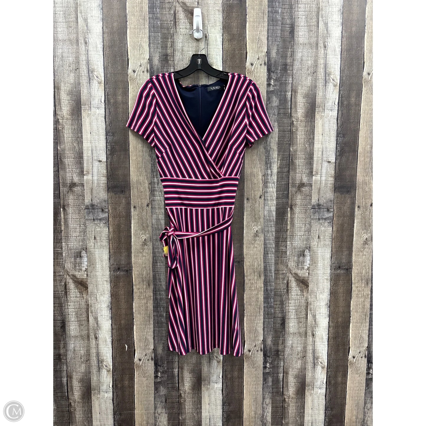 Dress Casual Midi By Lauren By Ralph Lauren In Pink, Size: S