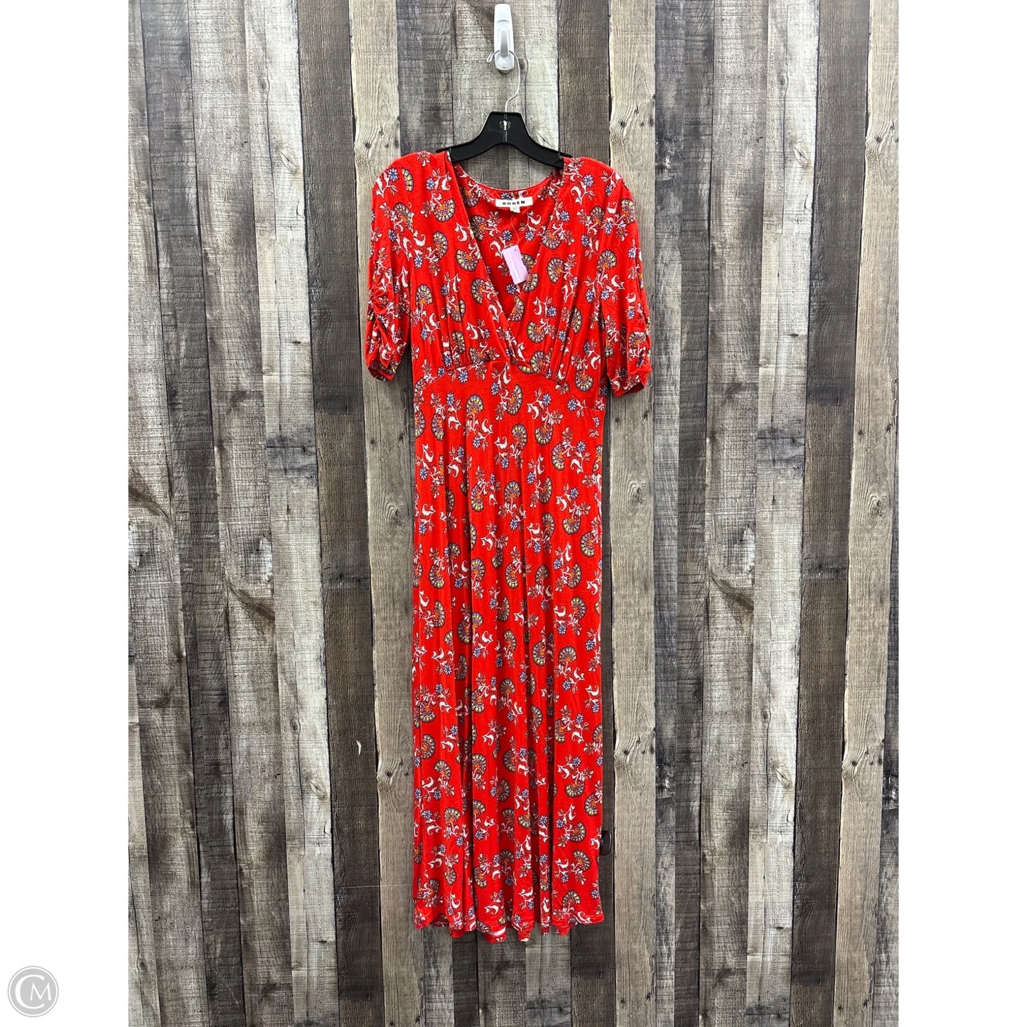 Dress Casual Maxi By Boden In Red, Size: M