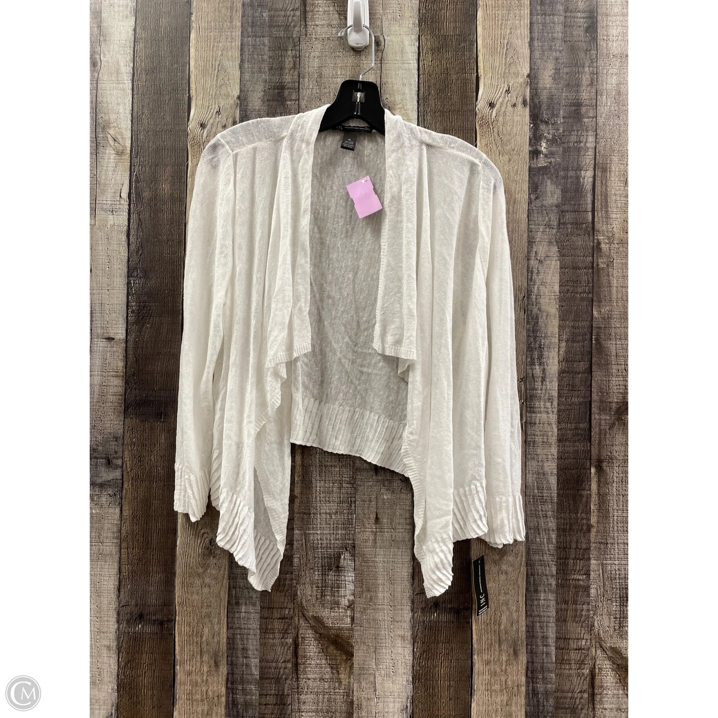 Cardigan By Inc In White, Size: Xl