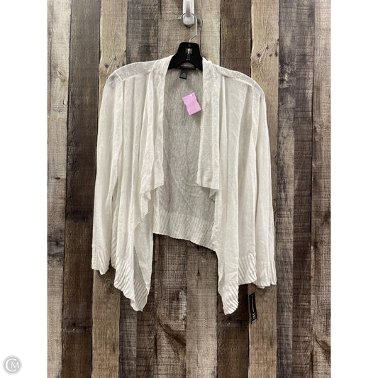 Cardigan By Inc In White, Size: Xl