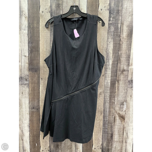 Dress Casual Short By H For Halston In Black, Size: 1x