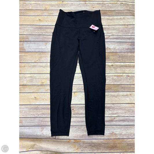 Athletic Pants By Lululemon In Black, Size: 8