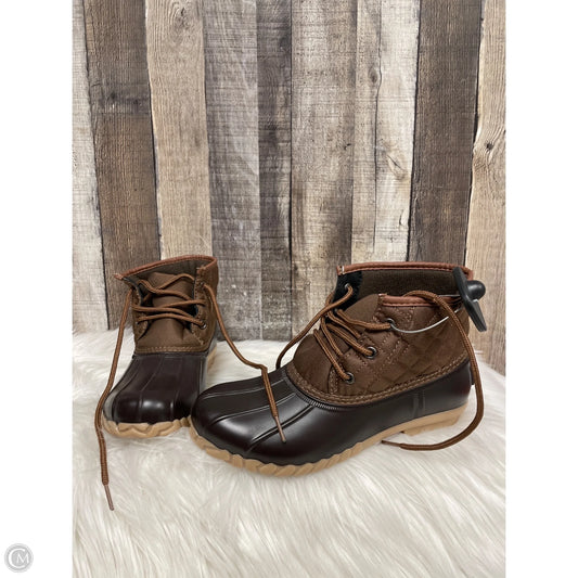 Boots Rain By St Johns Bay In Brown, Size: 7