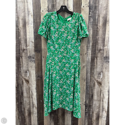 Dress Casual Midi By Loft In Green, Size: S
