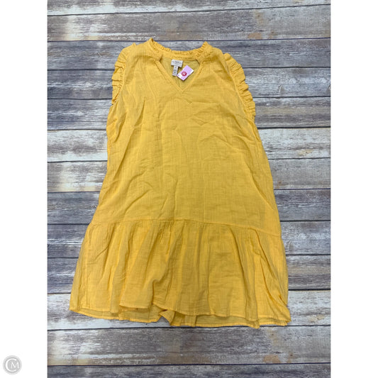 Dress Casual Short By St Johns Bay In Yellow, Size: Xl
