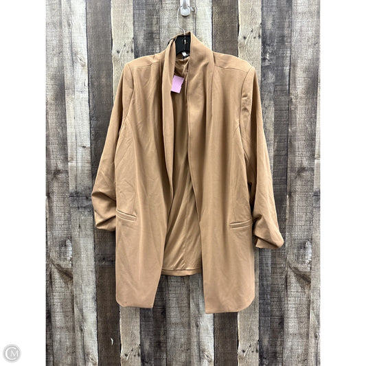 Blazer By Fashion Nova In Brown, Size: 2x