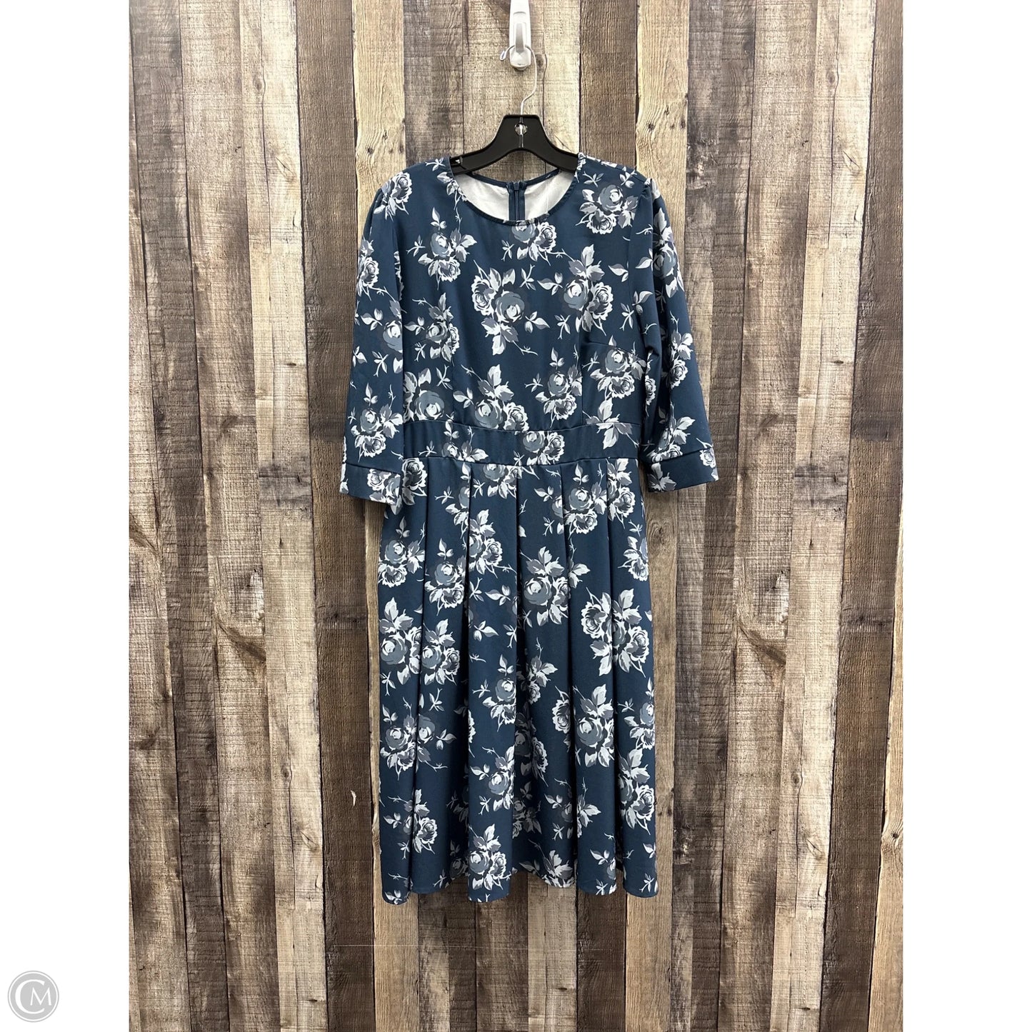 Dress Casual Maxi By Cmf In Blue, Size: L