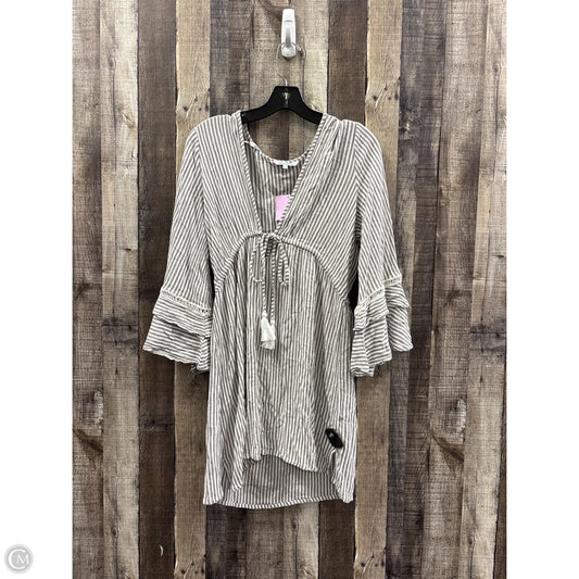 Dress Casual Short By Blue Island In Striped Pattern, Size: L