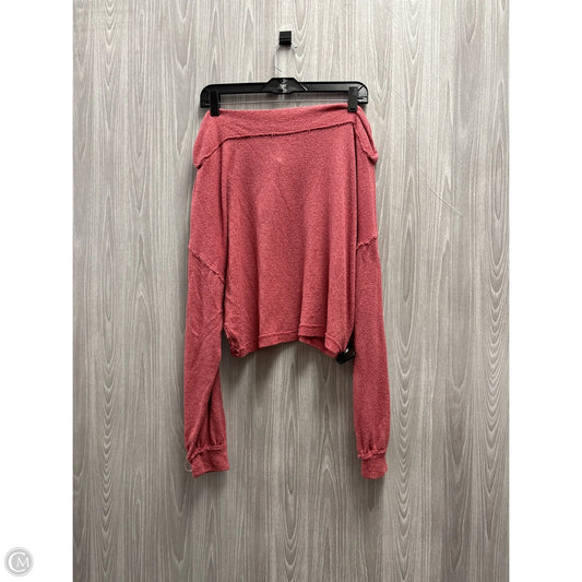Top Long Sleeve By Free People In Red, Size: Xs