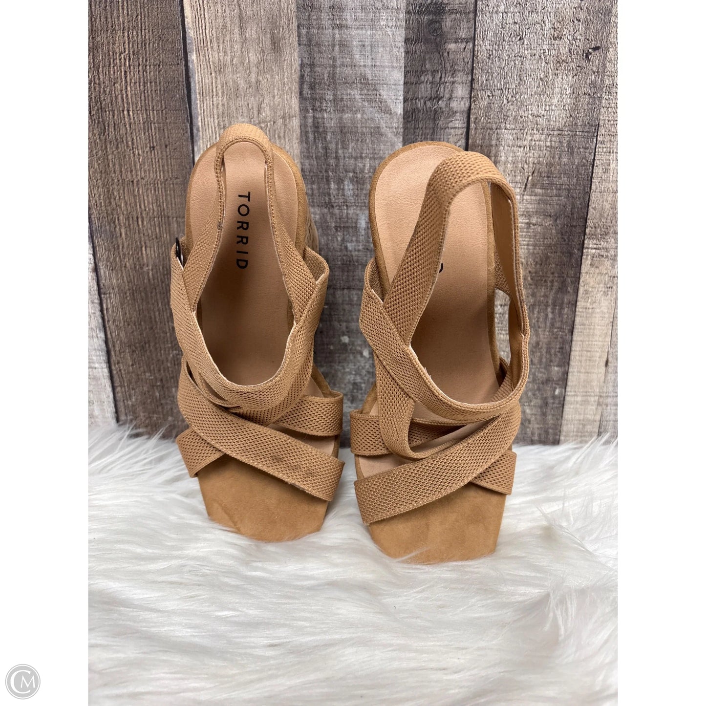 Shoes Heels Block By Torrid In Brown, Size: 7.5