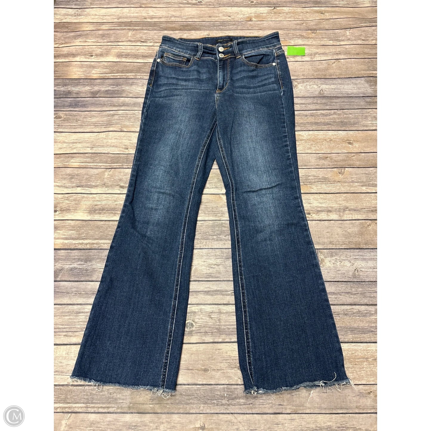 Jeans Flared By Judy Blue In Blue, Size: 10