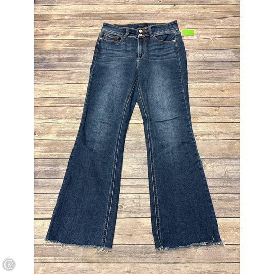 Jeans Flared By Judy Blue In Blue, Size: 10
