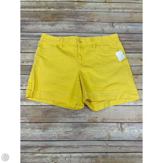 Shorts By Loft In Yellow, Size: 8