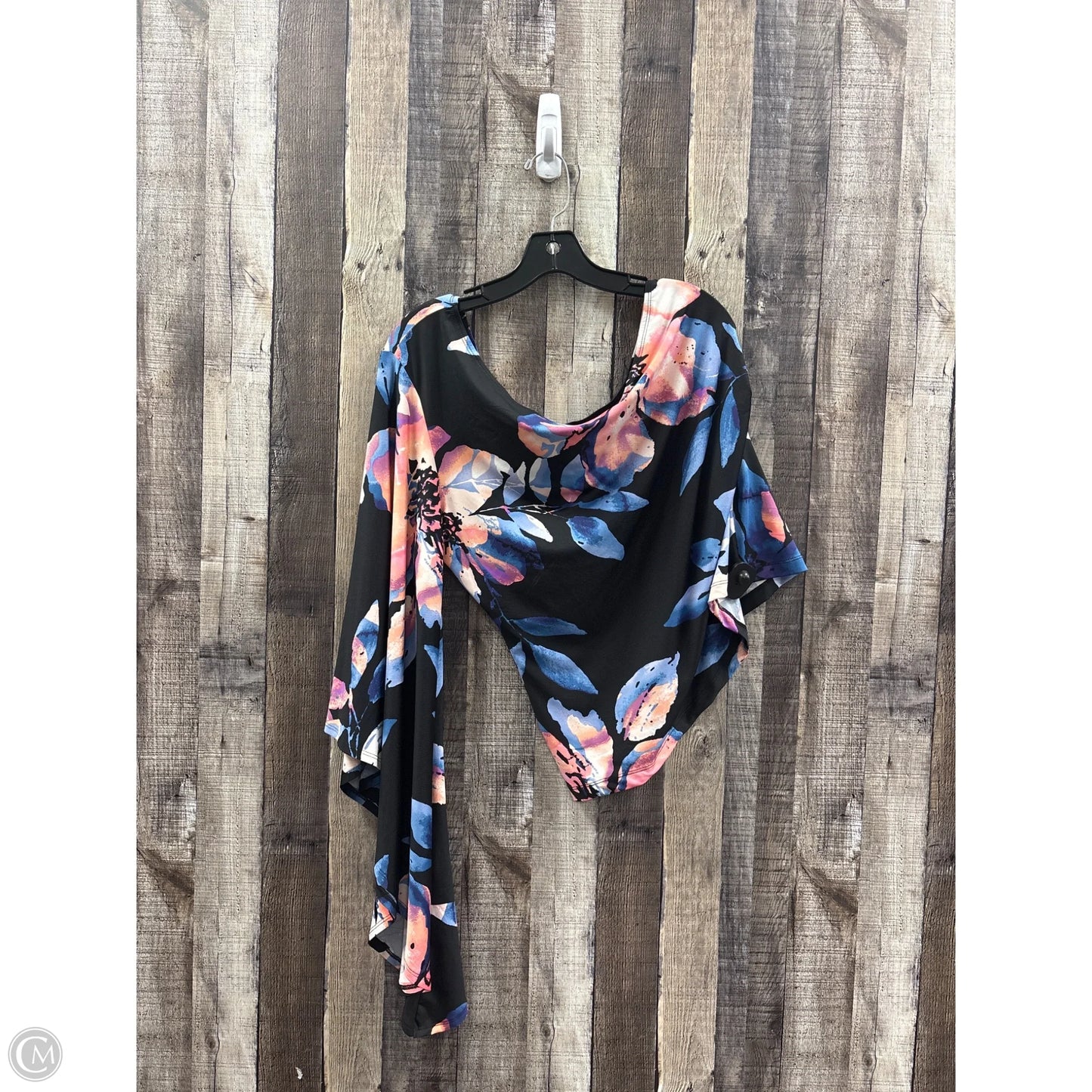 Top Long Sleeve By Venus In Floral Print, Size: Xl